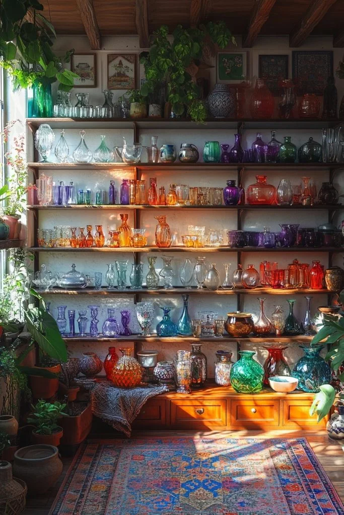 Multicolored Glassware