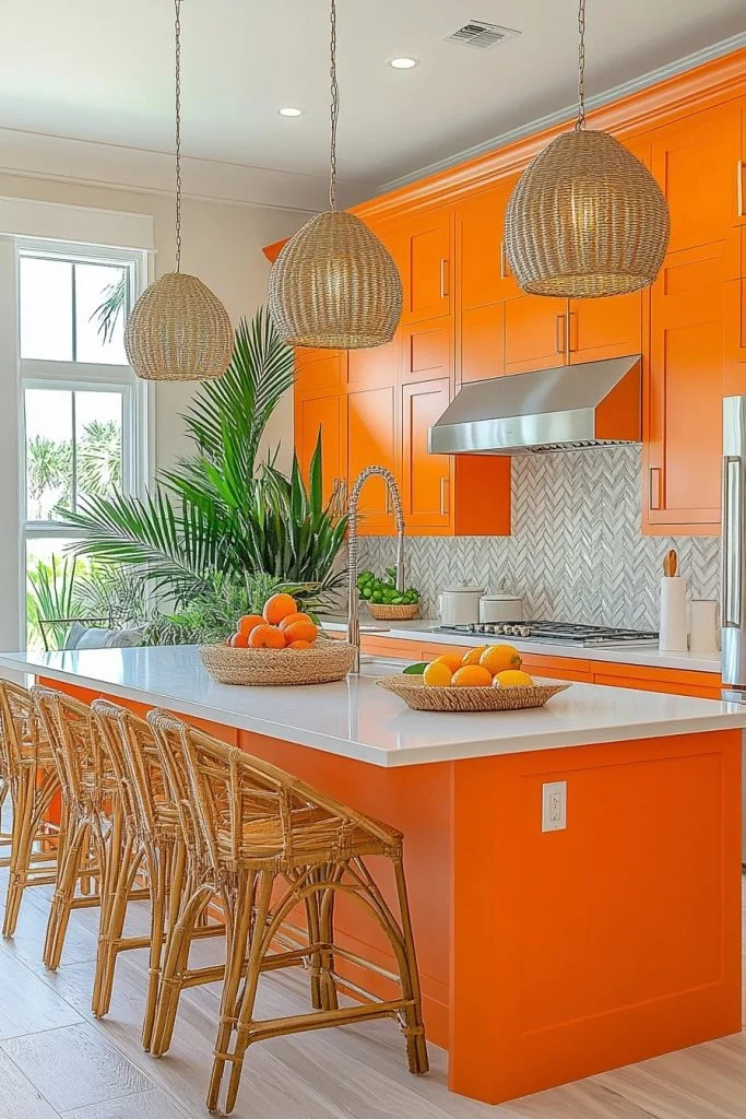 Warm Sunrise Kitchen Ambiance