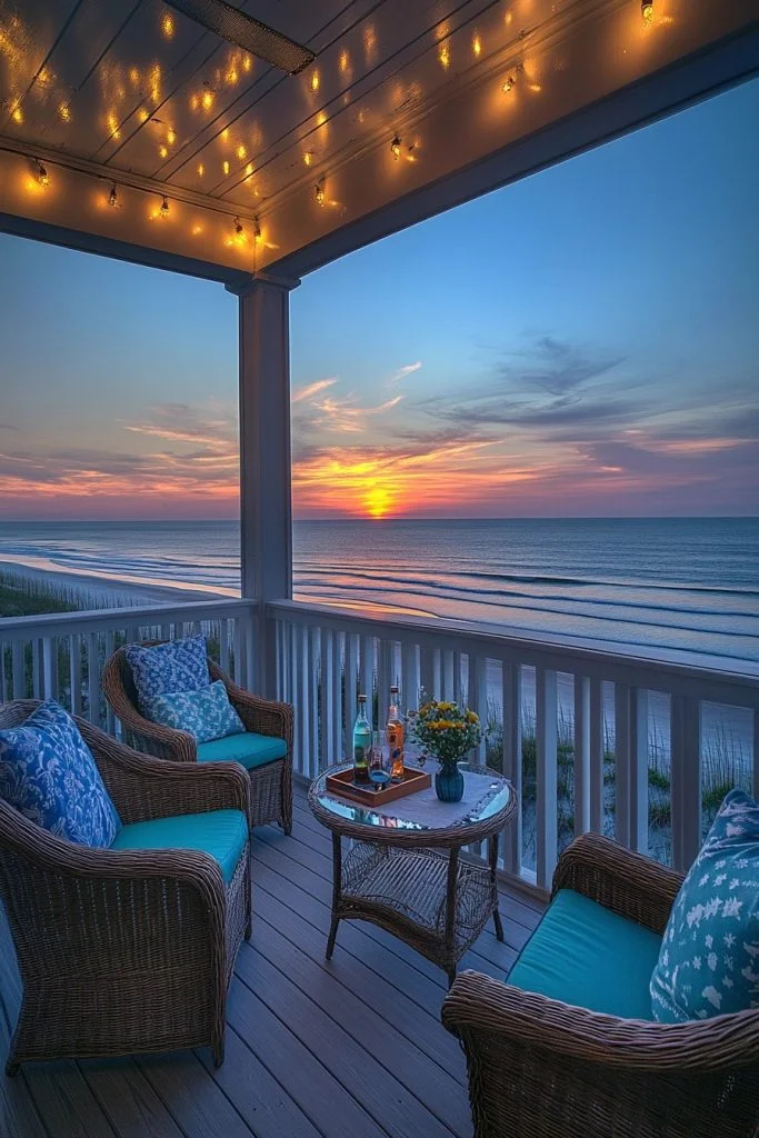 Relaxing Beachside Balcony