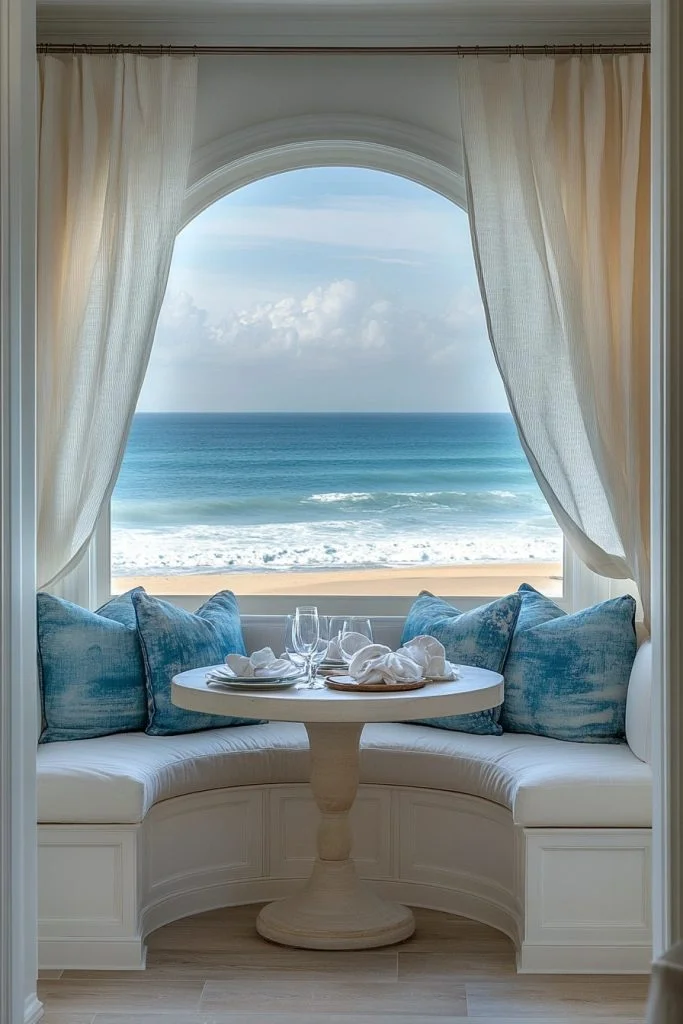 Scenic Breakfast Nook with Ocean Views