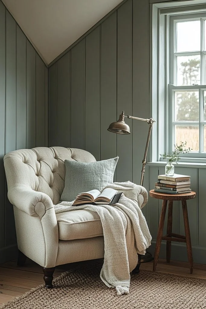 Serene Coastal Zen Reading Spot