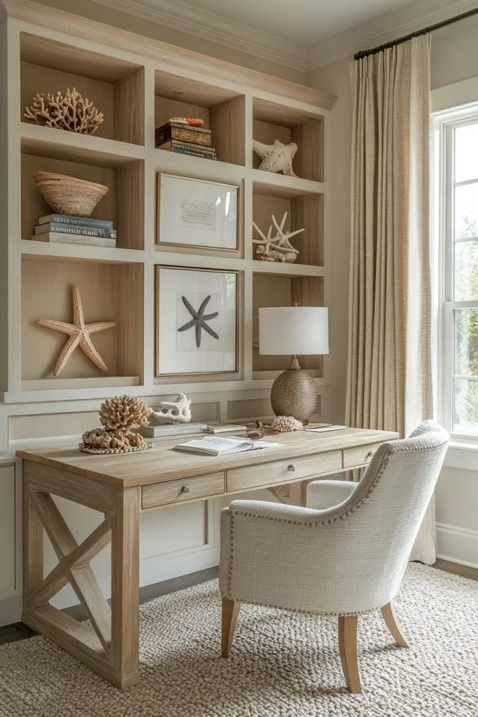 Starfish-Themed Study Area