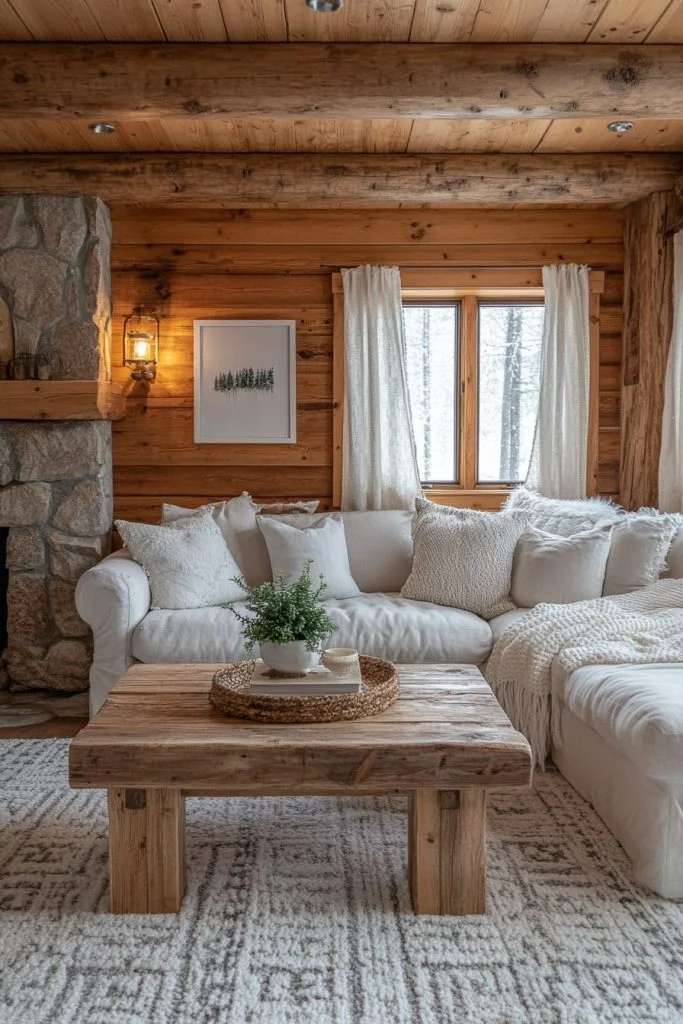 Serene Timber Living Room