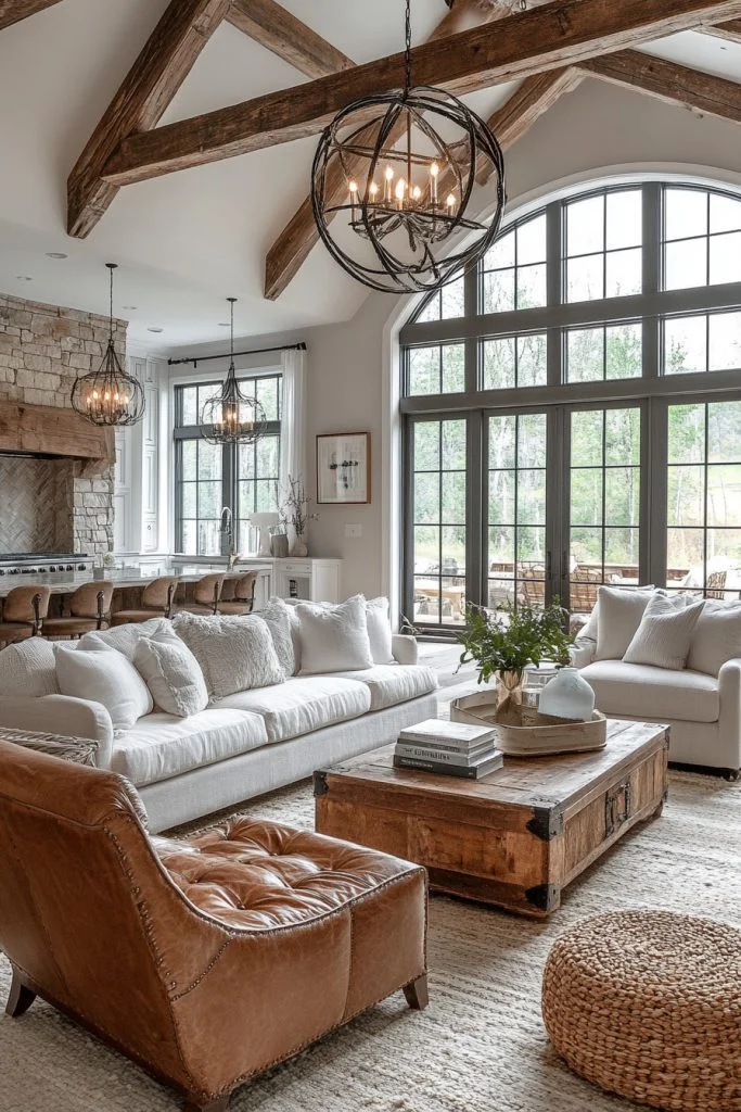 Rustic Elegance Living Room