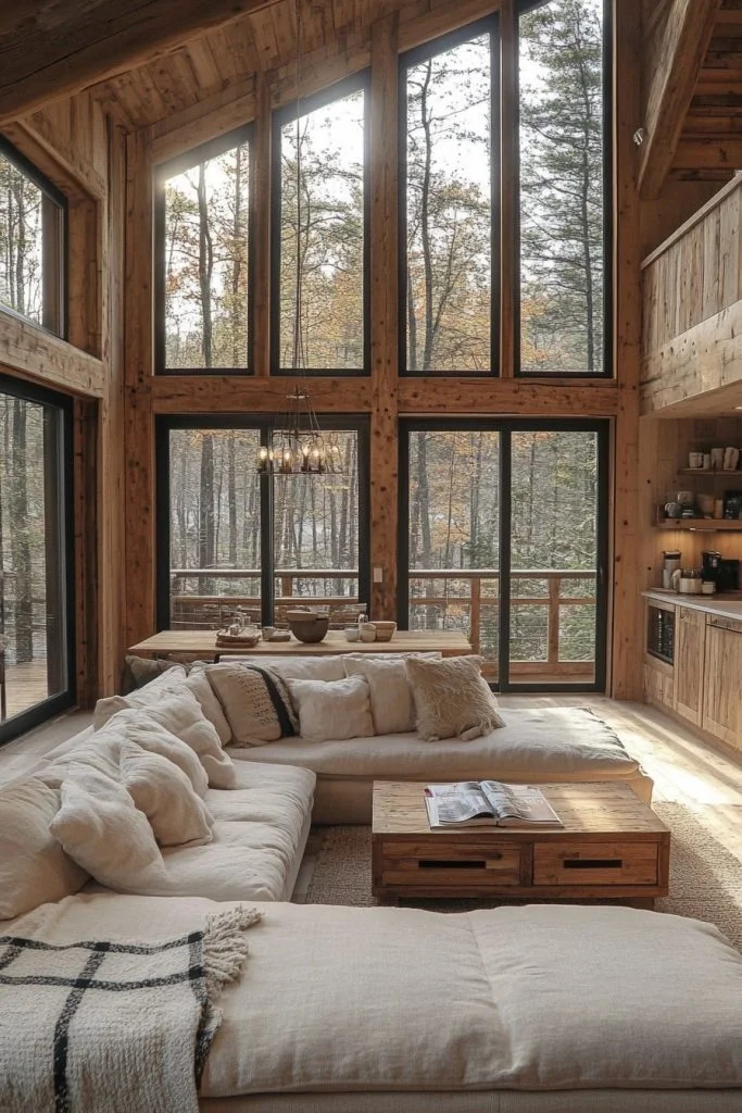Open-Concept Cabin Living