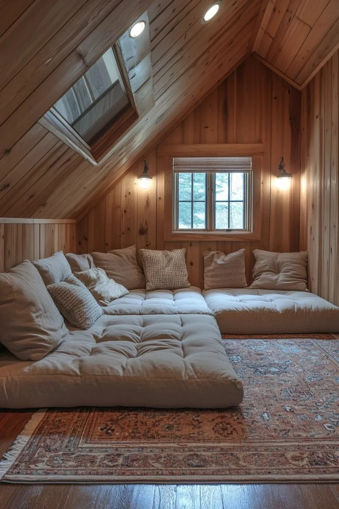 Cabin Loft Living Area