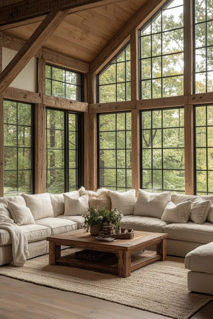 Spacious Cabin Living Room