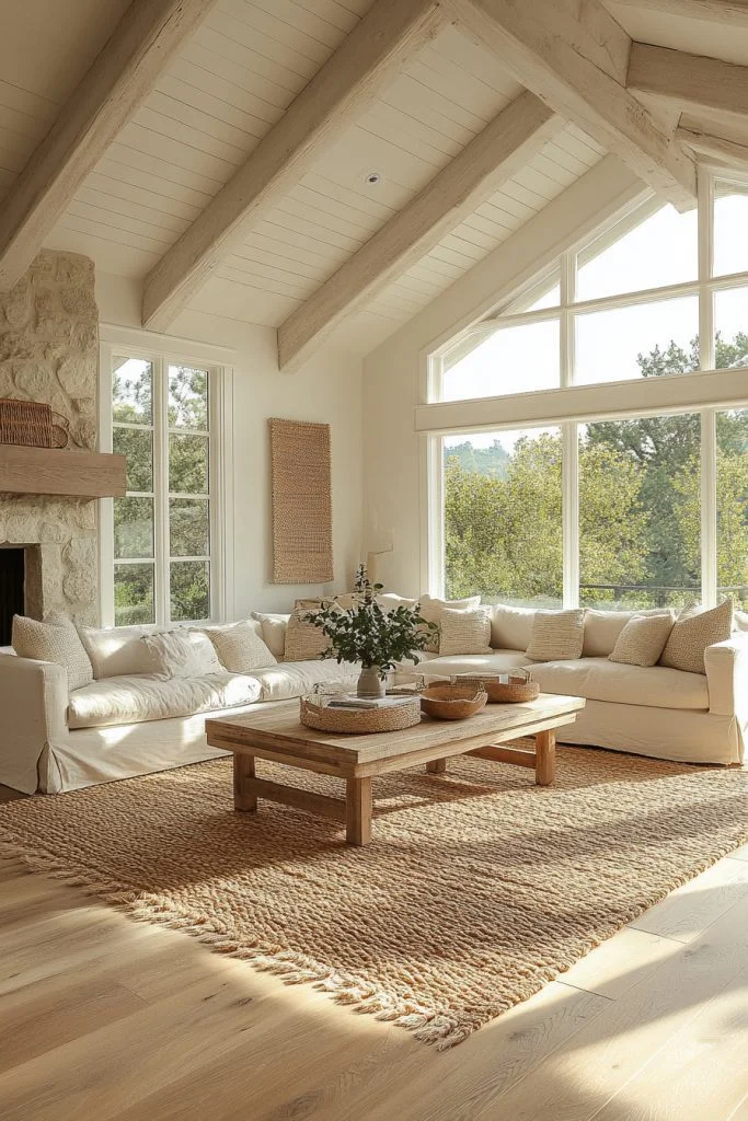 Bright Rustic Living Area