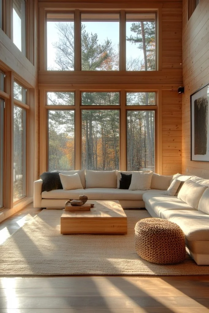 Streamlined Cabin Living Space