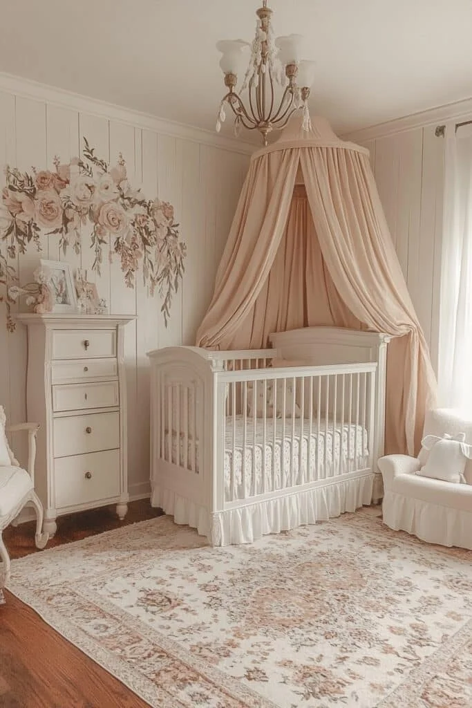 French Country Barndominium Nursery