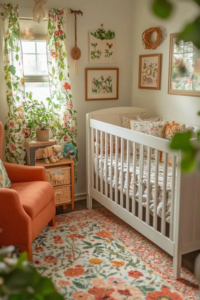 Garden-Inspired Barndominium Nursery