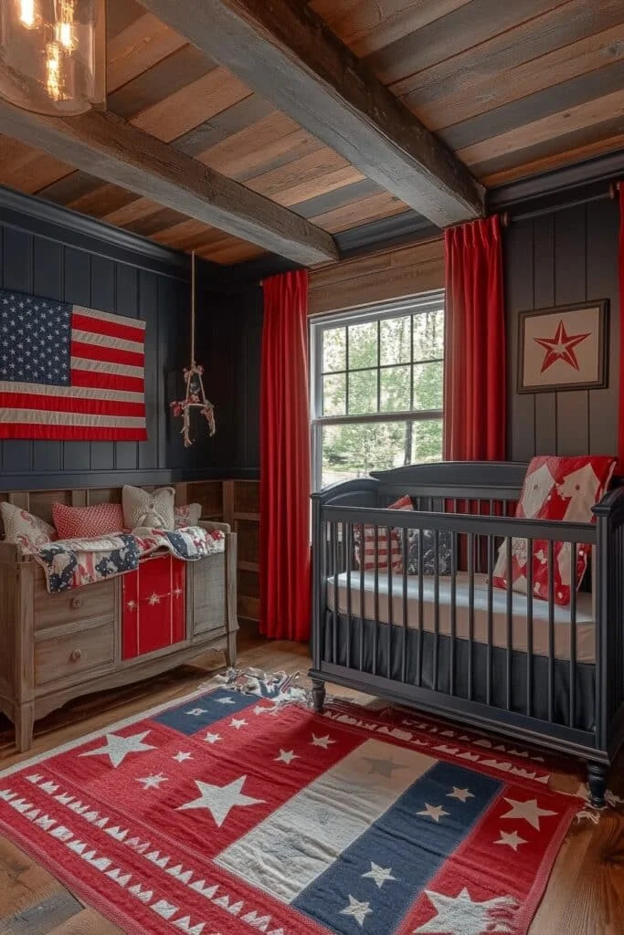 Americana Barndominium Nursery