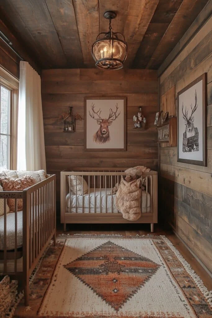 Mountain Retreat Barndominium Nursery