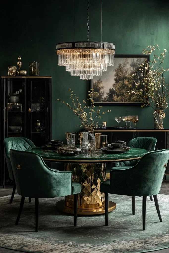 Art Deco Sage Green
