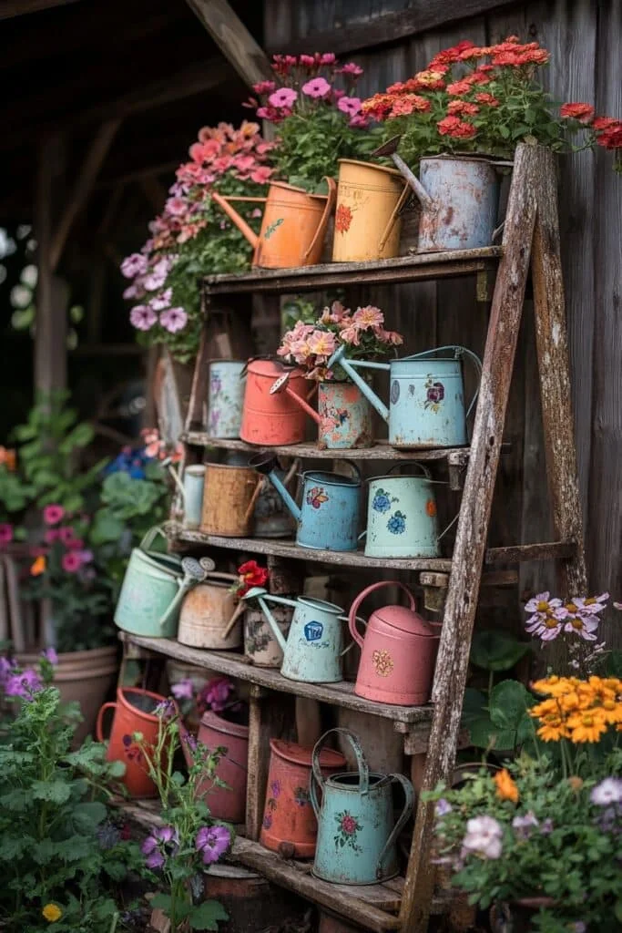 Retro Watering Can Displays