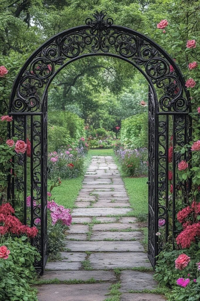 Antique Archway Gates