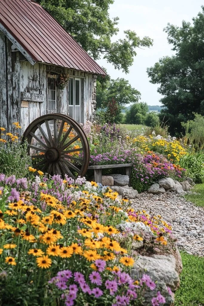 Rustic Wagon Wheel Accents