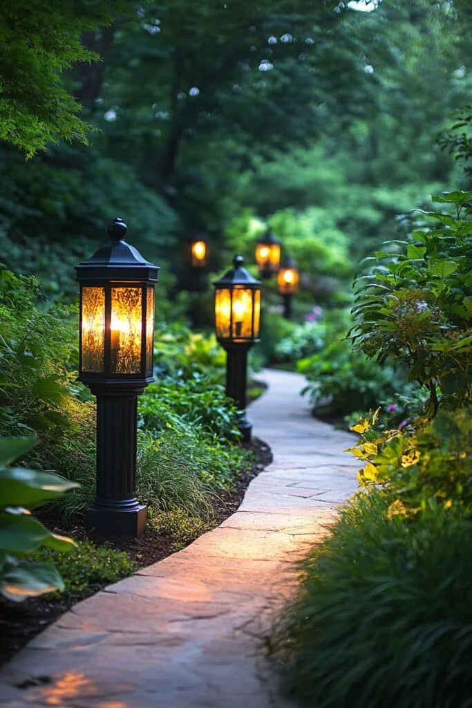 Lantern-Style Light Posts