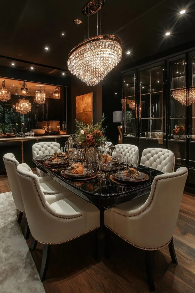 Deco Luxe Dining Space