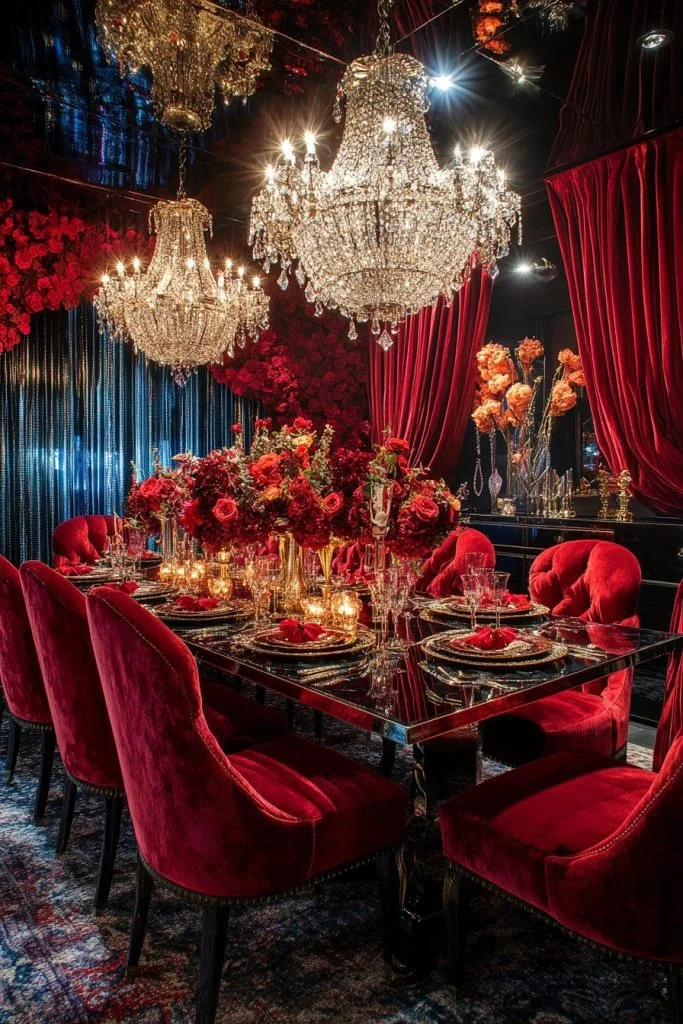 Hollywood Glamour Dining Room
