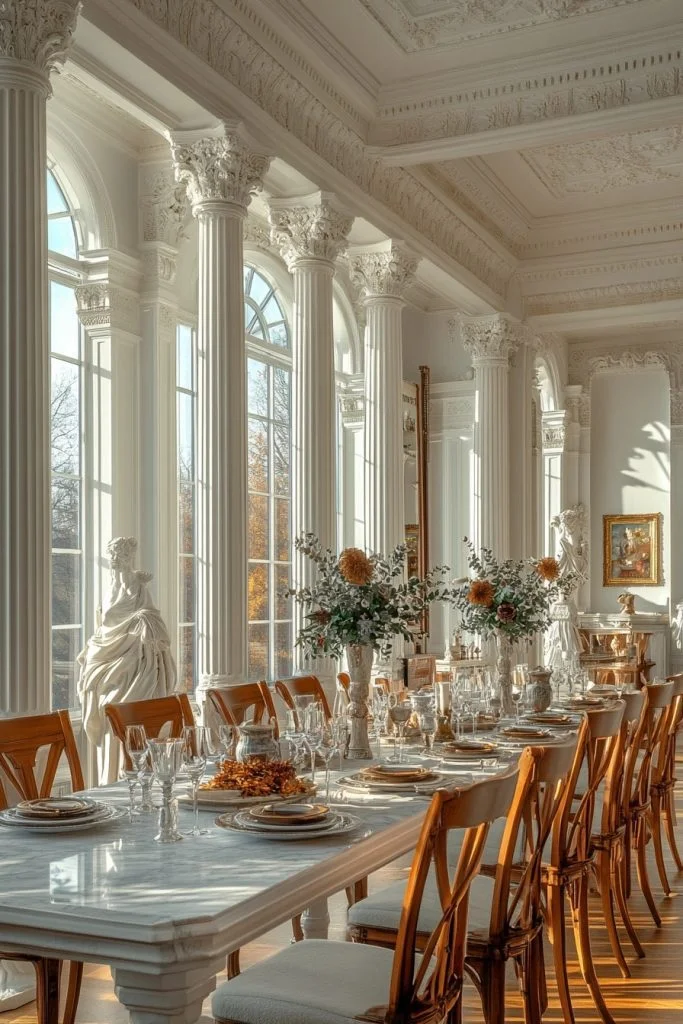 Grecian Elegance Dining Room