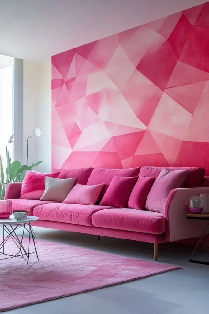 Geometric Pink Fun