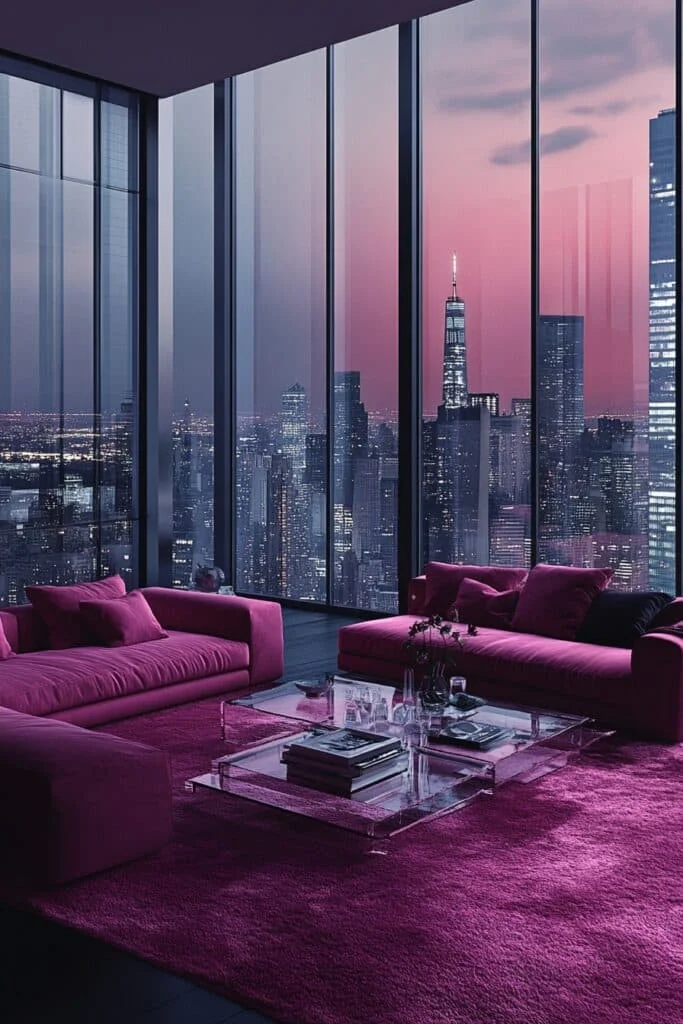 Urban Pink Skyline
