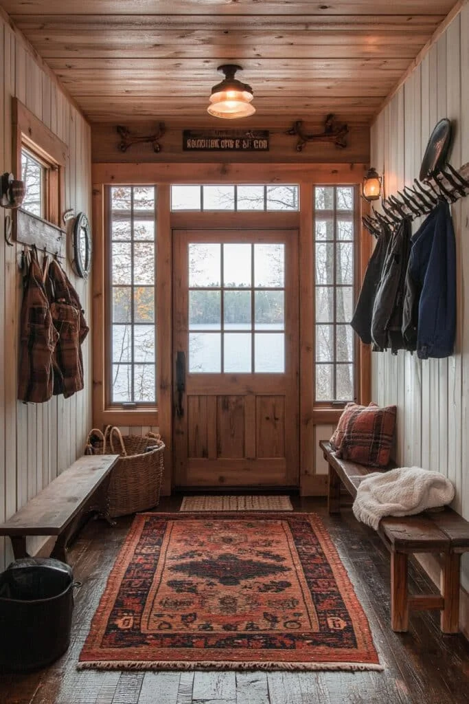 Rustic Cabin Foyer