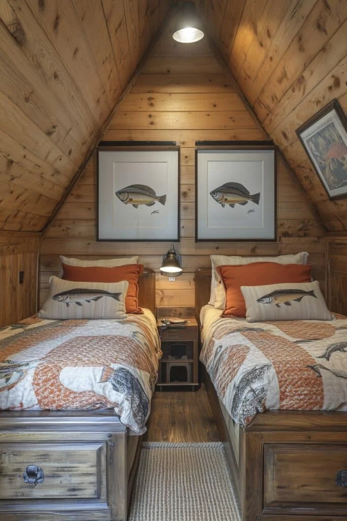 Bass-Themed Bunk Loft