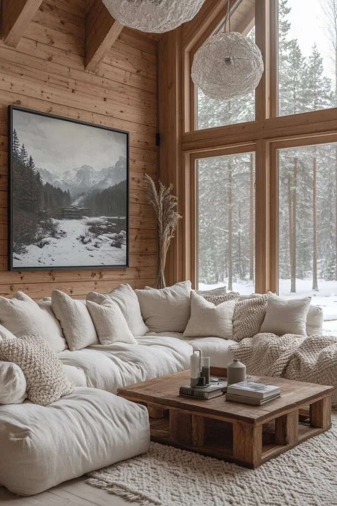 Serene Nordic Living Area