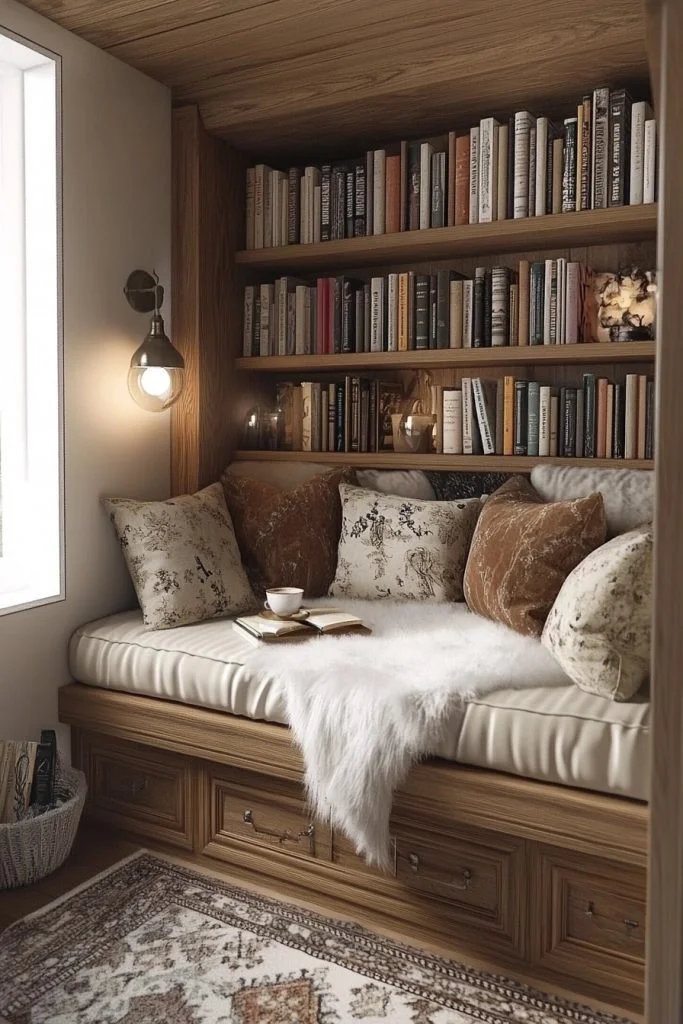 Cozy Scandinavian Reading Corner