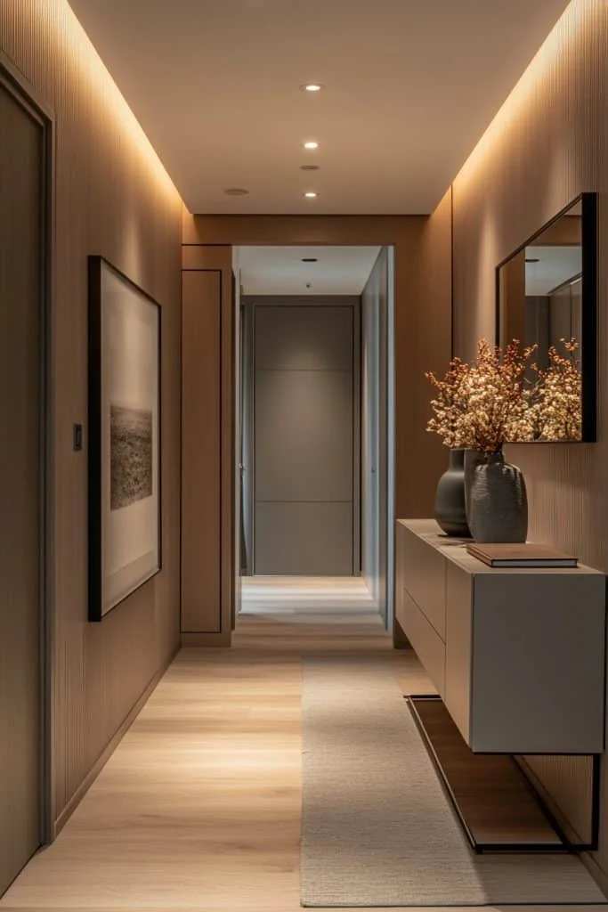 Sleek Scandinavian Hallway