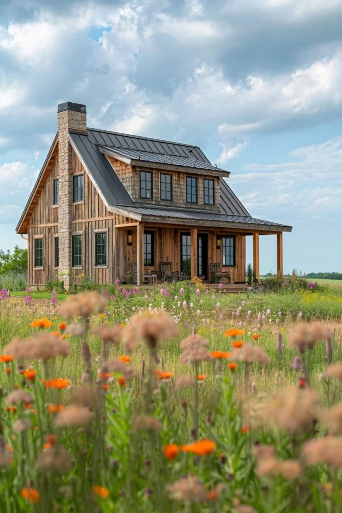 Prairie-Inspired Small Barn