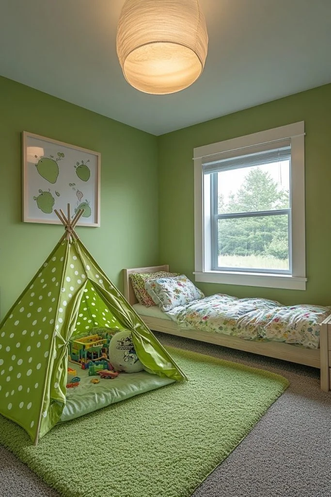 Playful Pistachio Room