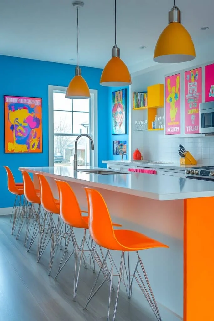Playful Pop Art Kitchen