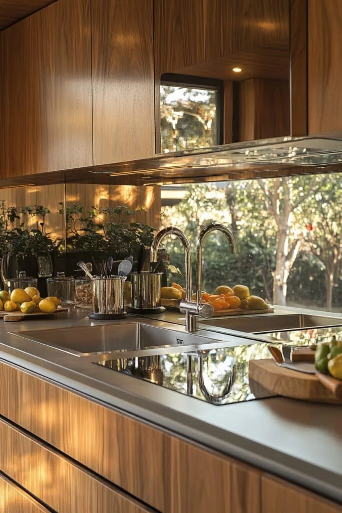 Reflective Backsplash Magic