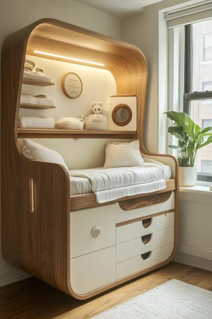 Transformable Compact Nursery