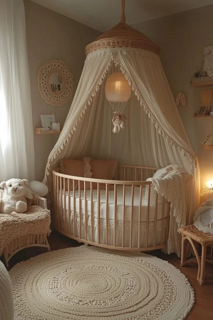 Intimate Corner Crib Setup