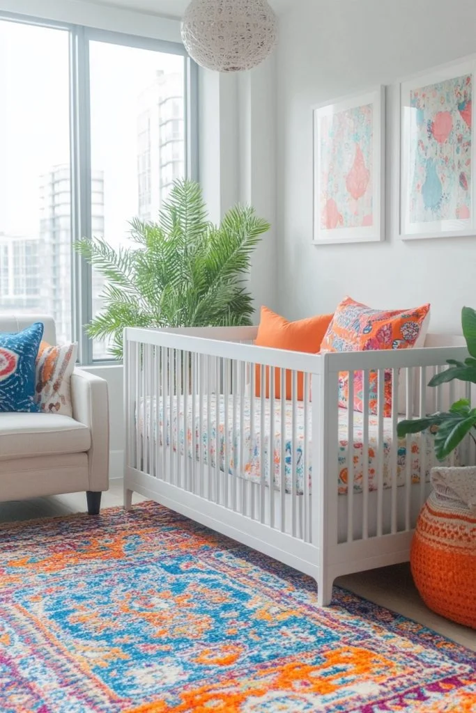 Vibrant and Stylish Nursery