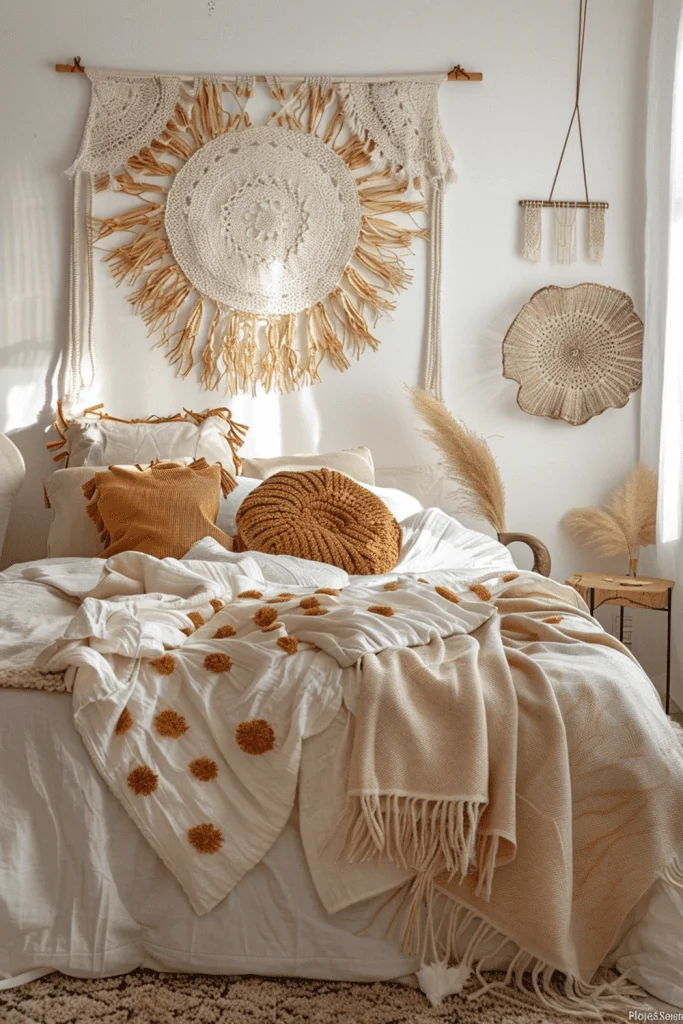 Boho Sunburst Wall Hanging Window Coverings