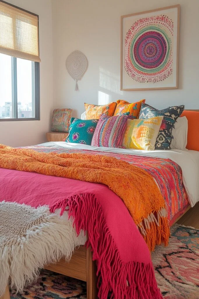 Color Pop Boho Room