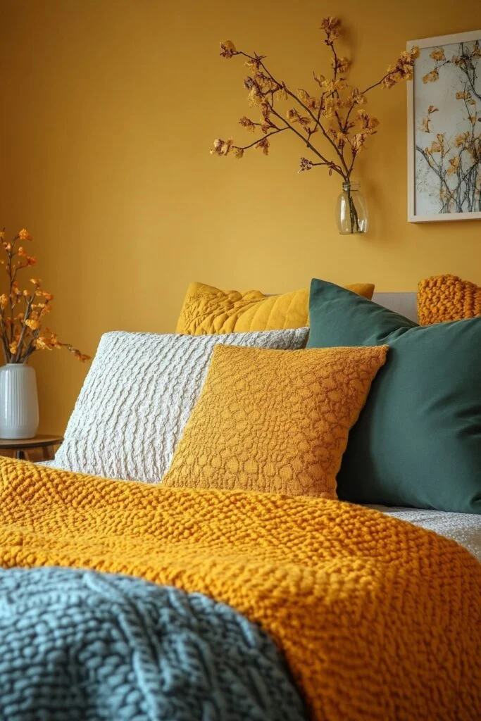 Goldenrod Bliss Bedroom