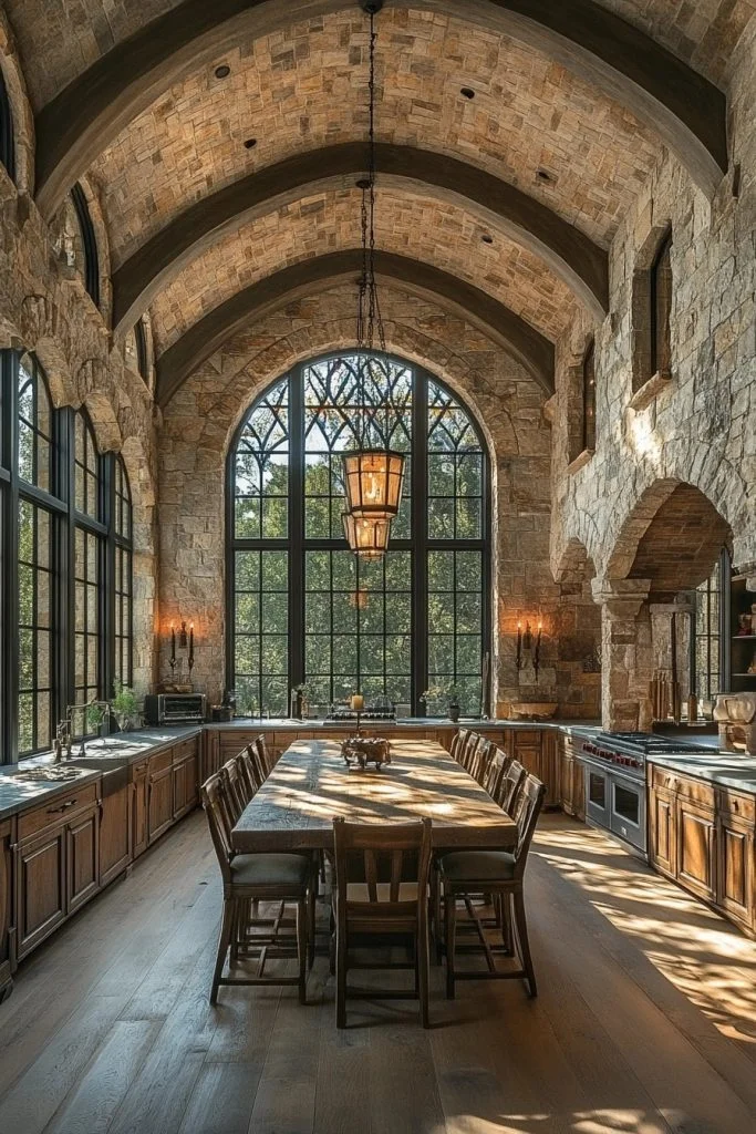 Soaring Vaults and Arched Windows