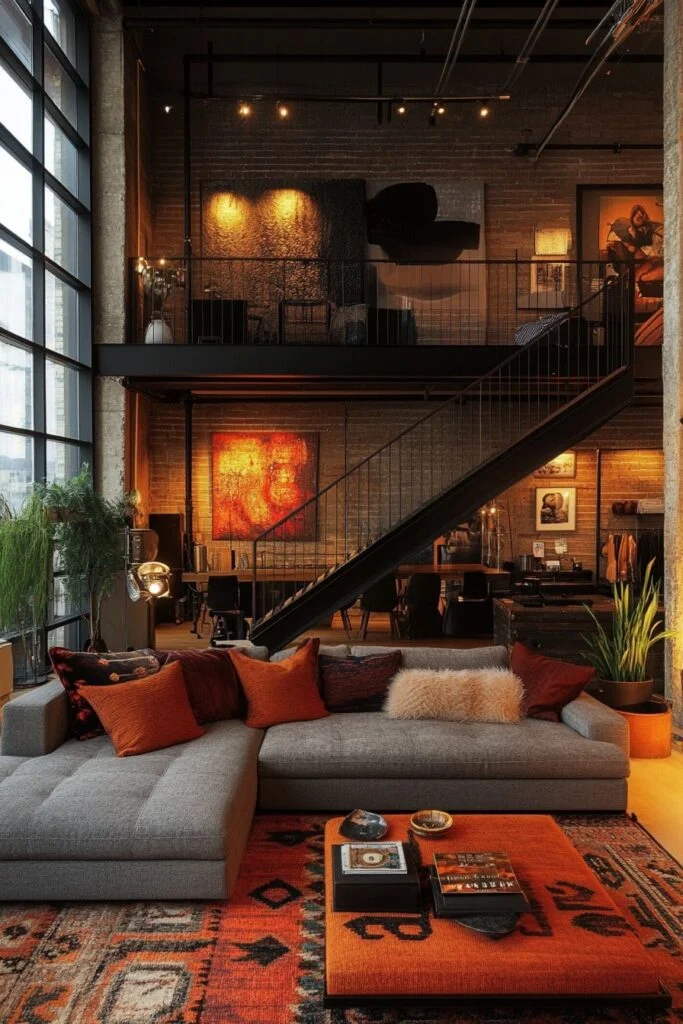 Comfortable Loft Lounge Space