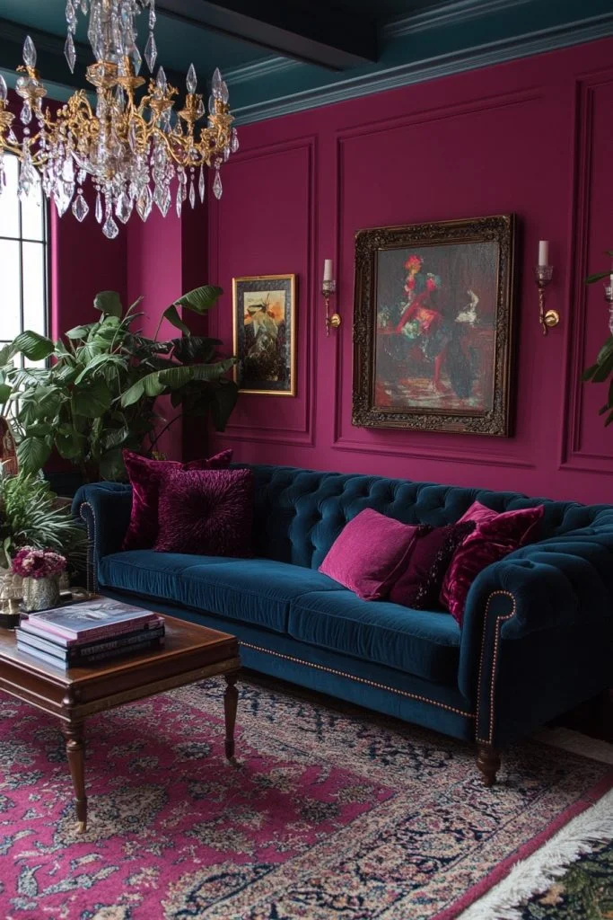 Luxurious Raspberry Room