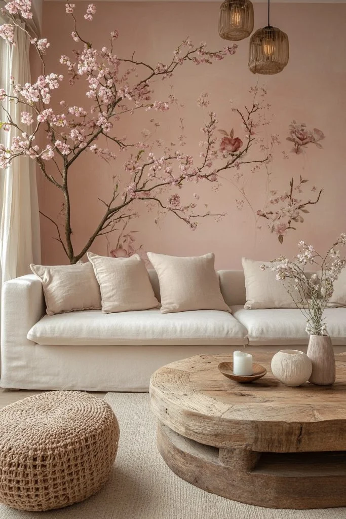 Tranquil Cherry Blossom Room