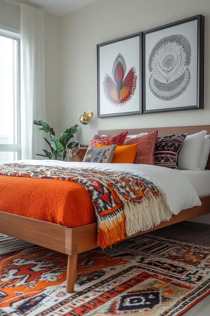 Balanced Boldness Bedroom