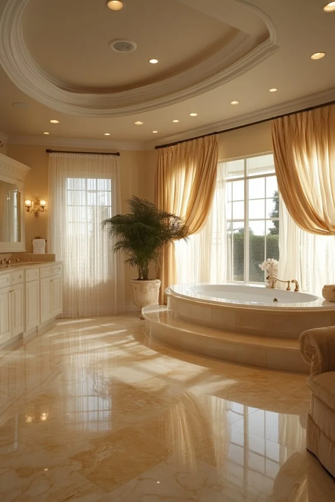 Marble Elegance in Mediterranean Style