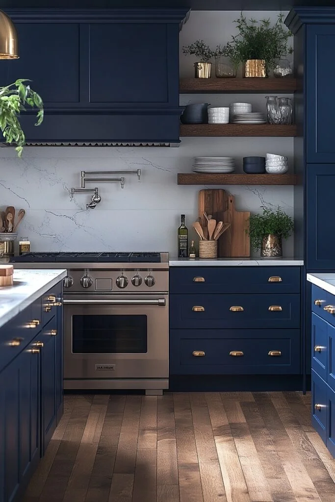 Dramatic Indigo Blue