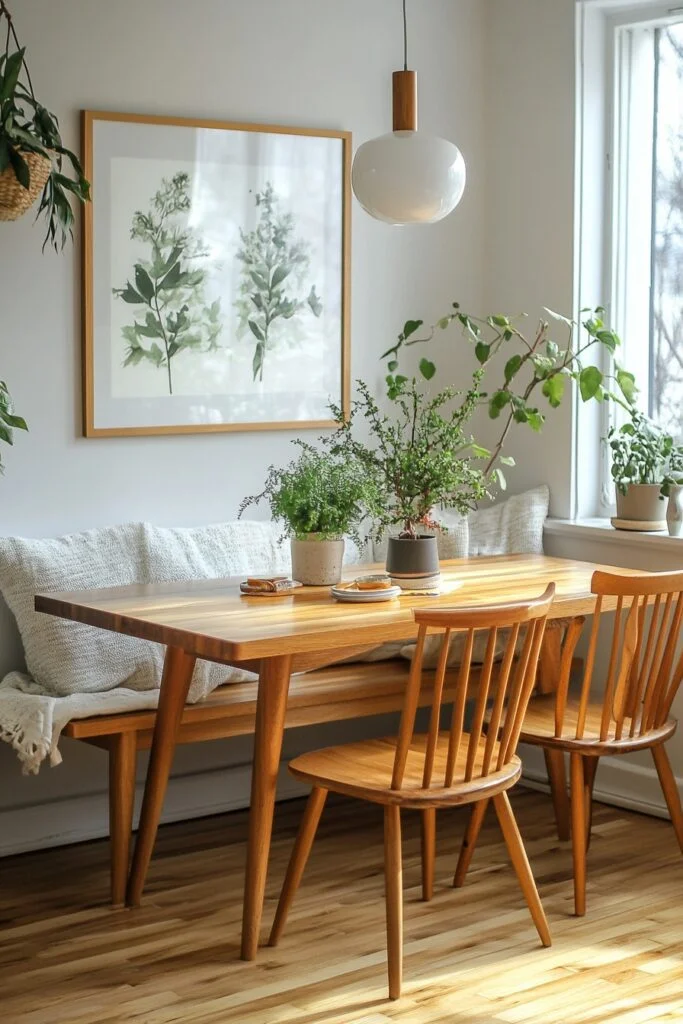 Scandinavian Simplicity Breakfast Nook